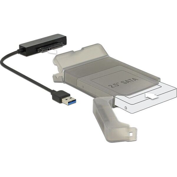 Kieszeń Delock USB 3.0 > SATA 6 Gb/s 2.5" (62742)