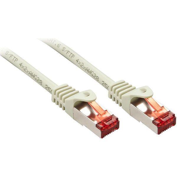 Lindy Patchcord Cat.6 S/FTP 0.5m, szary (47341)