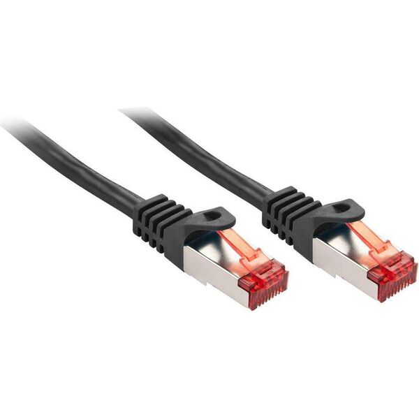 Lindy RJ-45/RJ-45 kat.6 Czarny 1.5m (47373)