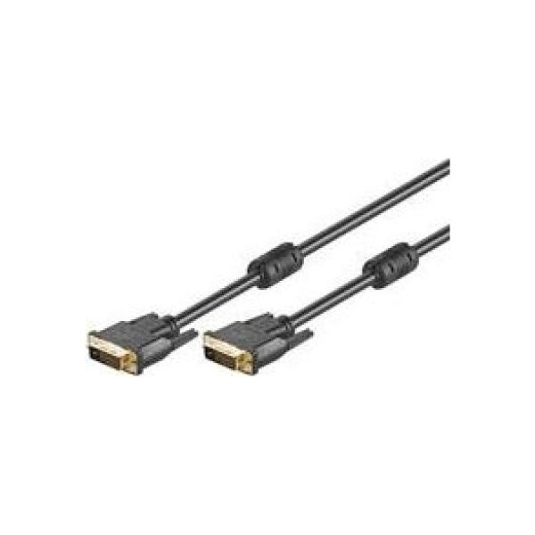 Kabel Goobay DVI-D - DVI-D 2m czarny (93110)