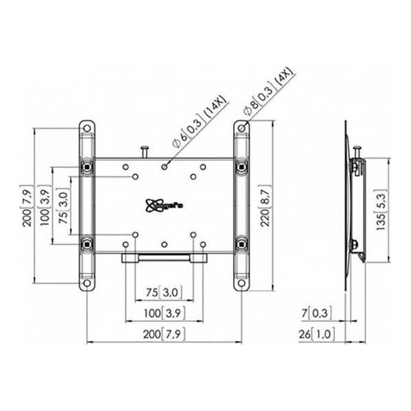 Vogels Uchwyt ścienny PFW 4200 19'' - 42''