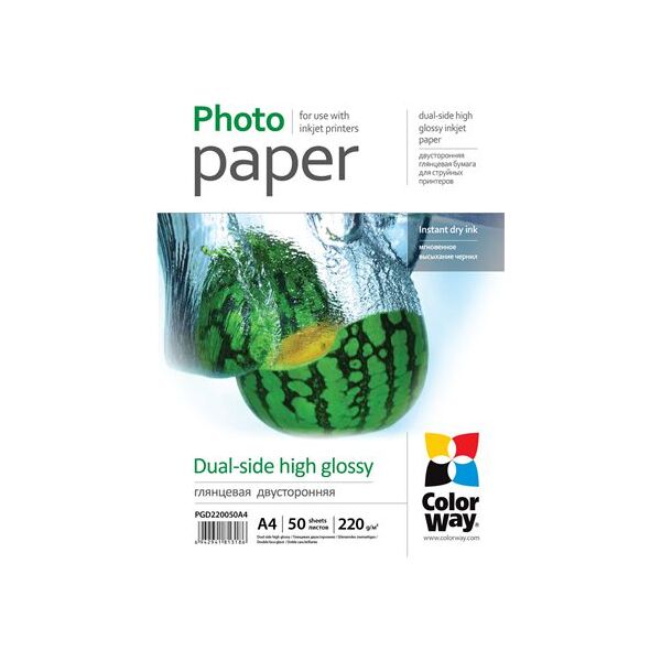 ColorWay Papier fotograficzny do drukarki A4 (PGD220050A4)