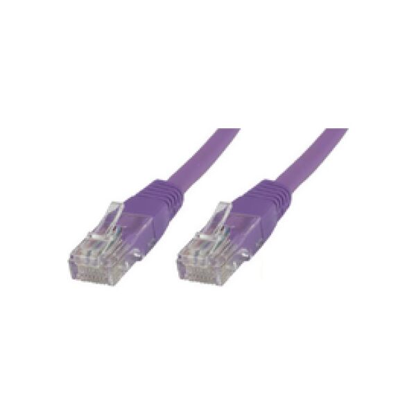 MicroConnect RJ-45/RJ-45 kat.6 U/UTP 5m Fioletowy (B-UTP605P)
