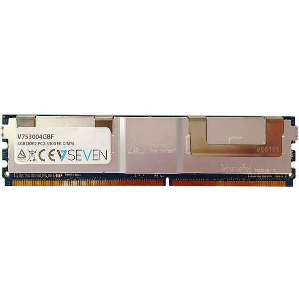 Pamięć serwerowa V7 DDR2, 4 GB, 667 MHz, CL5 (V753004GBF)
