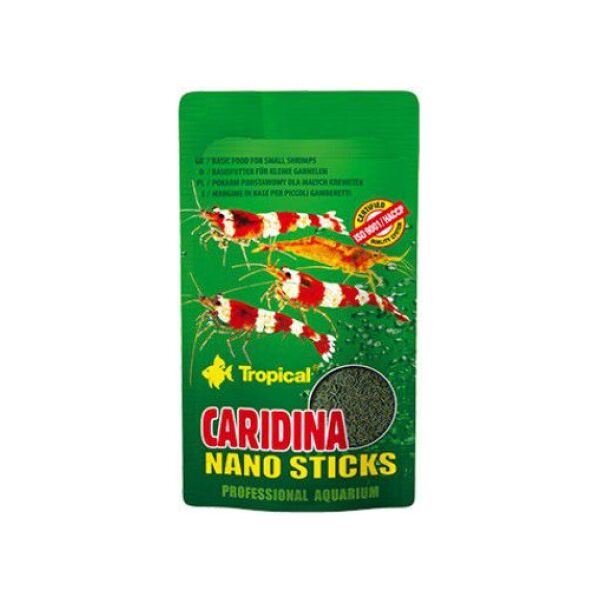 Tropical Caridina Nano Sticks mikropałeczki dla krewetek karłowatych 10g