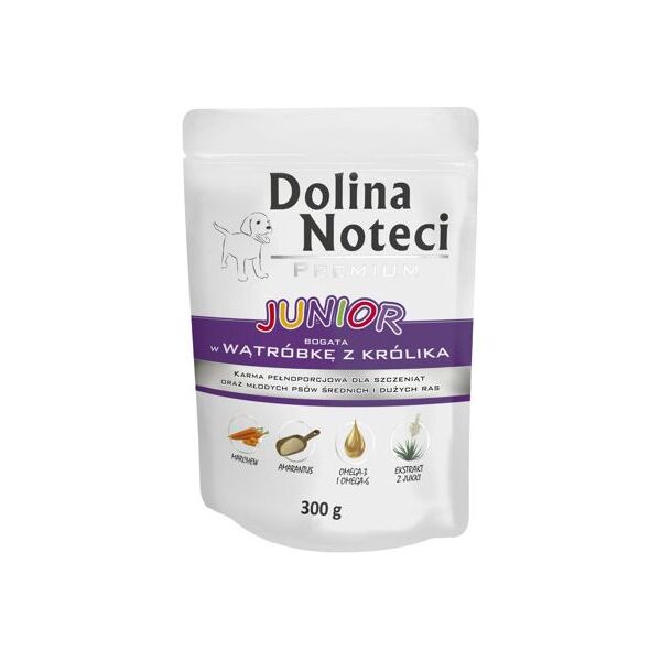 Dolina Noteci Premium Junior z wątróbką z królika 300g