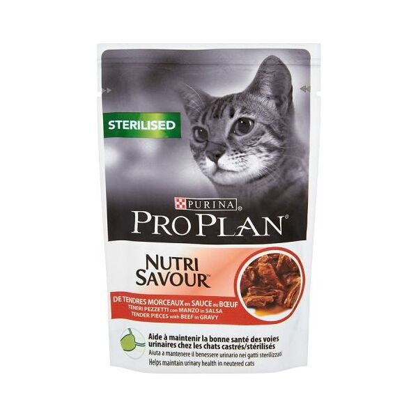 Purina Pro Plan Sterilised Nutrisavour Wołowina 85g