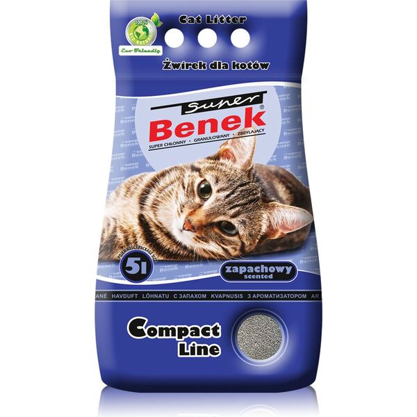 Żwirek dla kota Super Benek Compact Morski 5 l