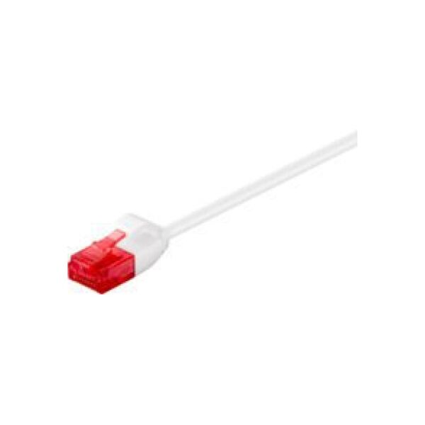 MicroConnect RJ-45/RJ-45 kat.6 U/UTP Biały 20m (V-UTP620W-SLIM)