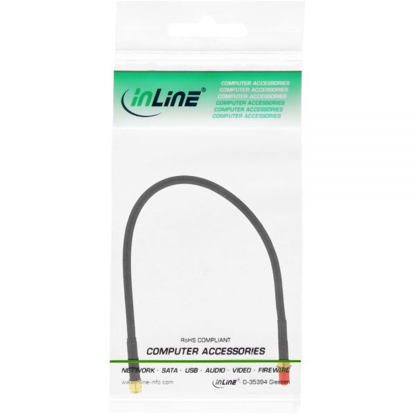 InLine Kabel WLAN R-SMA - R-SMA 0.3m (40860)