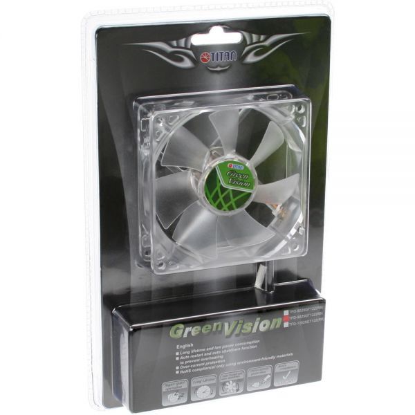 Wentylator Titan Green Vision 92mm (TFD-9225GT12Z/V2RB)
