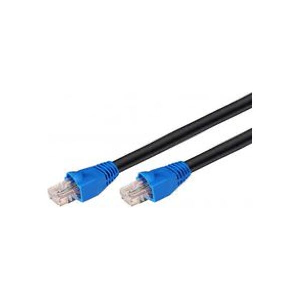 MicroConnect RJ-45/RJ-45 kat.6 U/UTP Czarny 30m (B-UTP630SOUT)