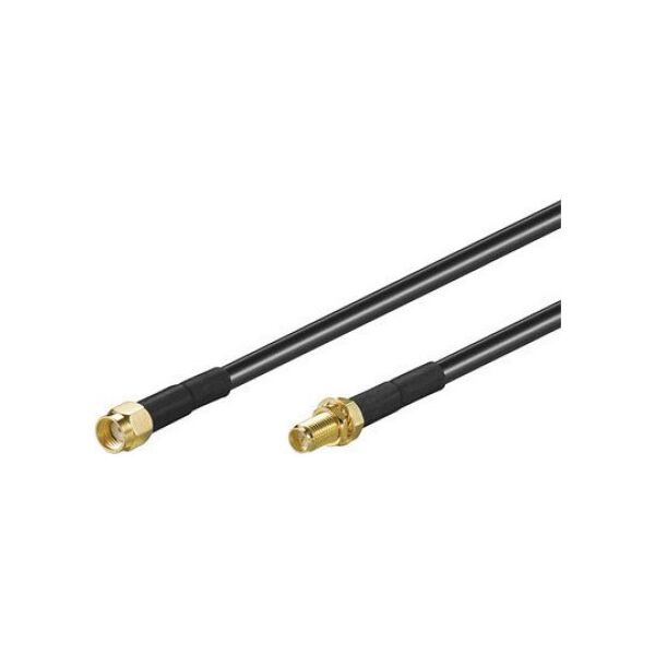 Kabel MicroConnect Antenowy 5m czarny (51678)