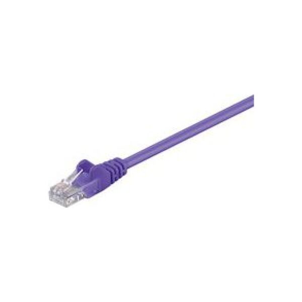 MicroConnect RJ-45/RJ-45 kat.5e U/UTP Fioletowy 10m (B-UTP510P)