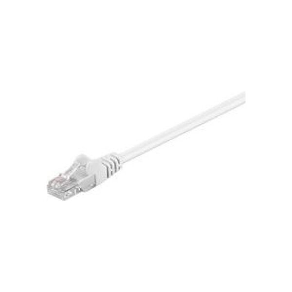 MicroConnect RJ-45/RJ-45 kat.5e U/UTP Biały 1.5m (B-UTP5015W)