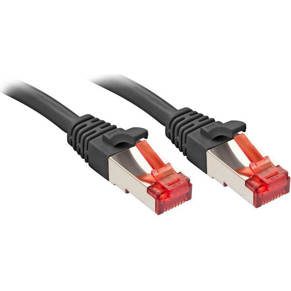 Lindy RJ-45/RJ-45 kat.6 S/FTP Czarny 2m (47779)