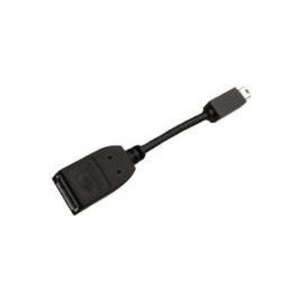 Kabel PNY DisplayPort Mini - DisplayPort 0.15m czarny (QSP-MINIDP/DP)
