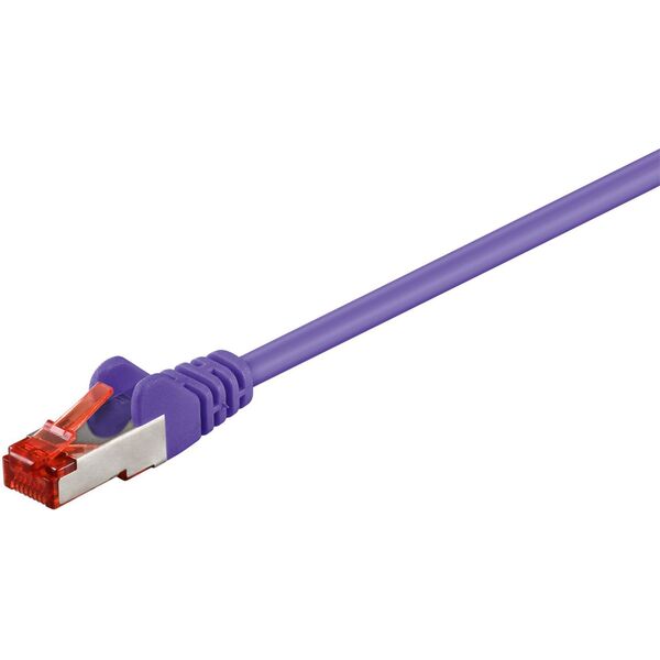 MicroConnect RJ-45/RJ-45 kat.6 F/UTP Fioletowy 0.25m (B-FTP60025P)
