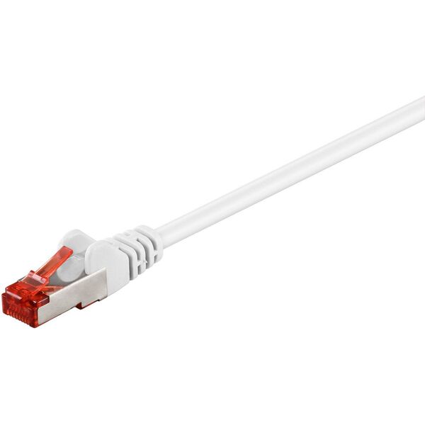MicroConnect RJ-45/RJ-45 kat.6 F/UTP Biały 0.25m (B-FTP60025W)