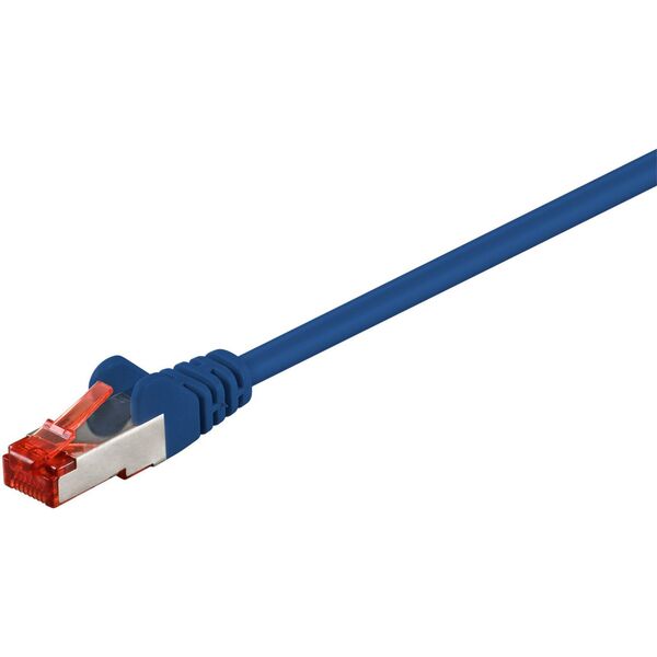 MicroConnect RJ-45/RJ-45 kat.6 F/UTP Niebieski 0.25m (B-FTP60025B)