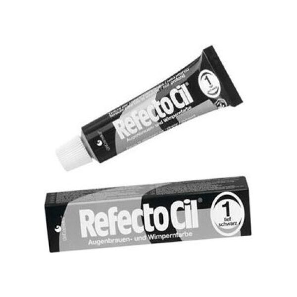 RefectoCil  Eyelash And Eyebrow Tint henna do brwi i rzęs 1 Pure Black 15ml