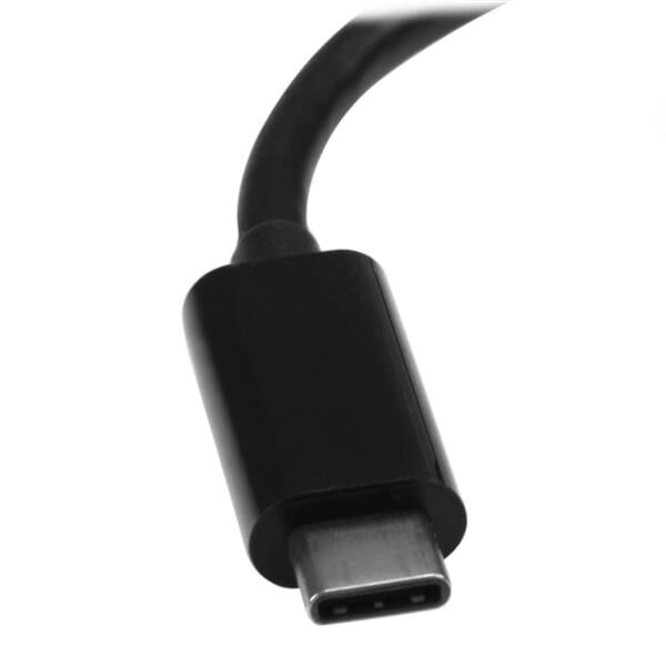 Adapter USB StarTech USB-C - VGA + USB-C + USB Czarny  (CDP2VGAUACP)
