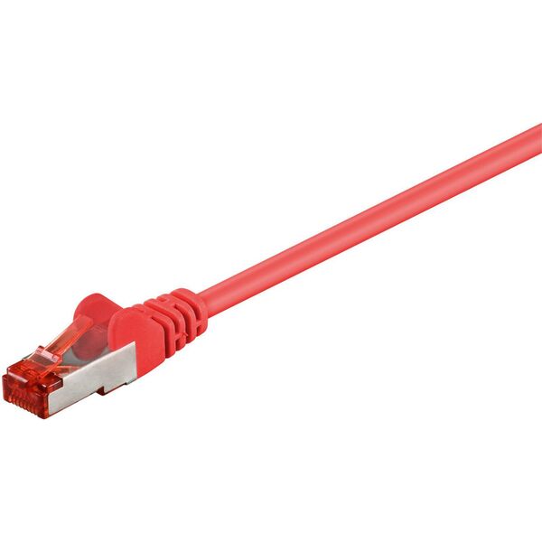 MicroConnect RJ-45/RJ-45 kat.6 F/UTP Czerwony 10m (B-FTP610R)