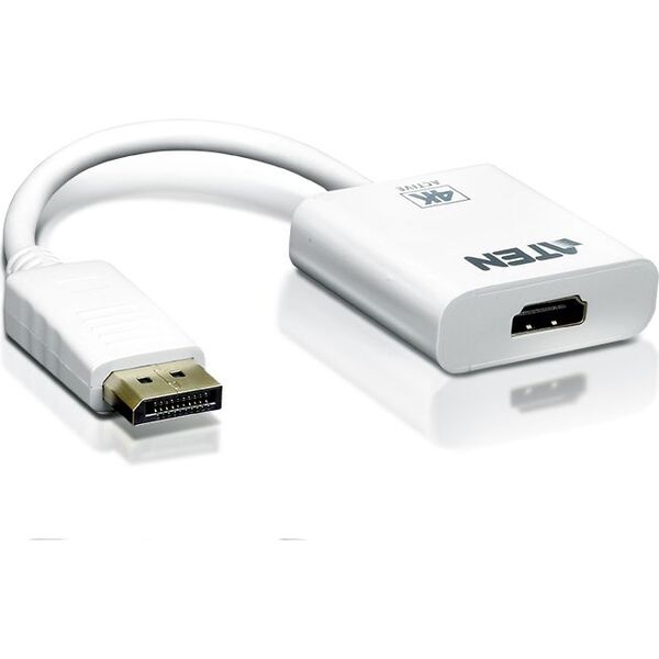 Adapter AV Aten DisplayPort - HDMI biały (VC986-AT)