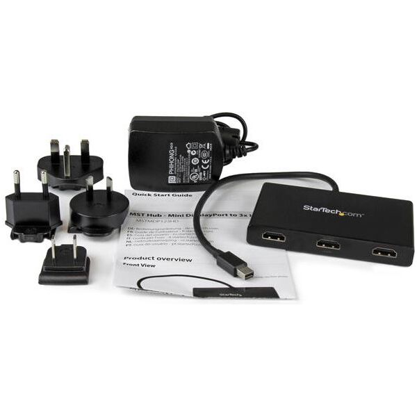 StarTech Splitter miniDisplayPort - 3x HDMI (MSTMDP123HD)
