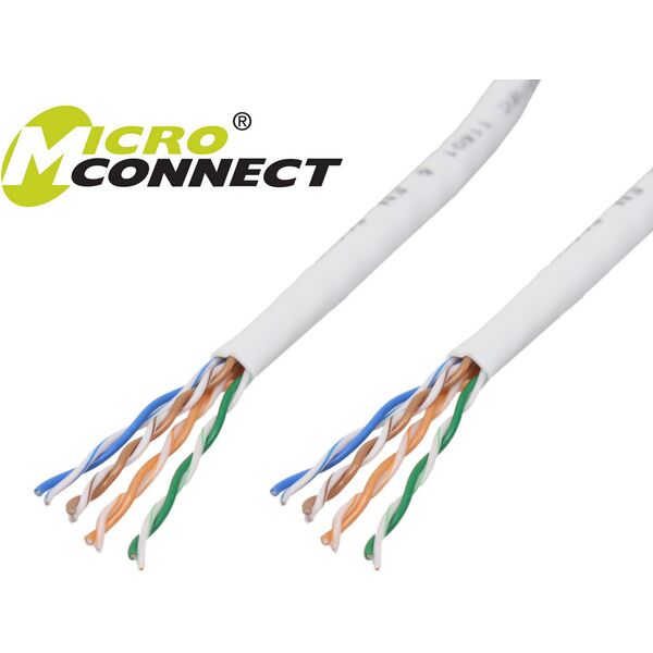 MicroConnect Kabel instalacyjny U/UTP, CAT6, 305m, PVC, szary (KAB010-305C)