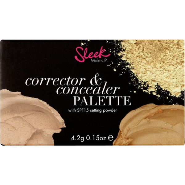 Sleek MakeUP Corrector & Concealer Palette nr 02 - paletka korektorów 4.2g