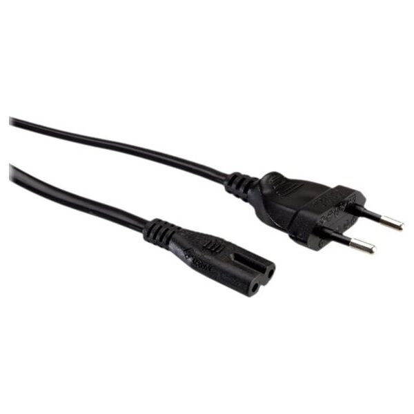 Kabel zasilający Value 2 pin, 5m, czarny (19.99.2094)