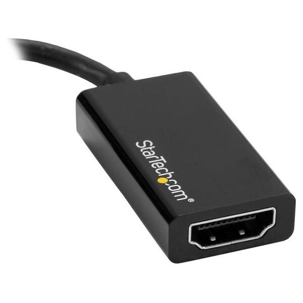 Adapter AV StarTech DisplayPort - HDMI czarny (DP2HD4K60S)