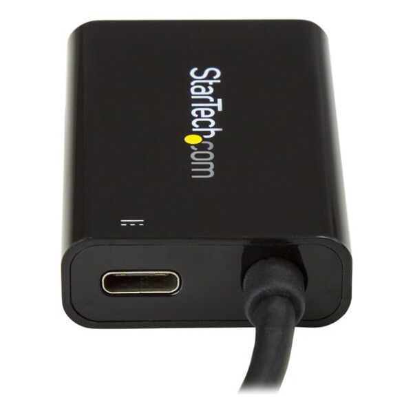 Adapter AV StarTech CDP2HDUCP USB-C - HDMI + USB-C Czarny  (CDP2HDUCP)
