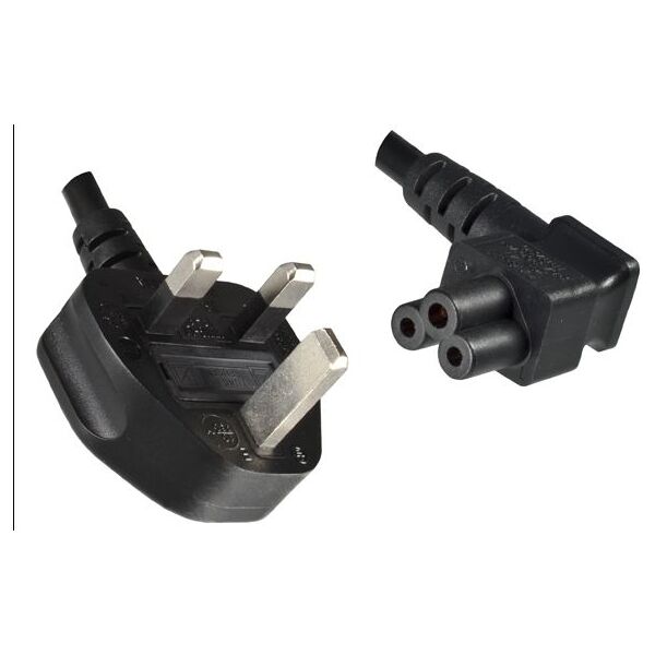 Kabel zasilający MicroConnect UK - C5 1.8m, czarny (PE090818A)
