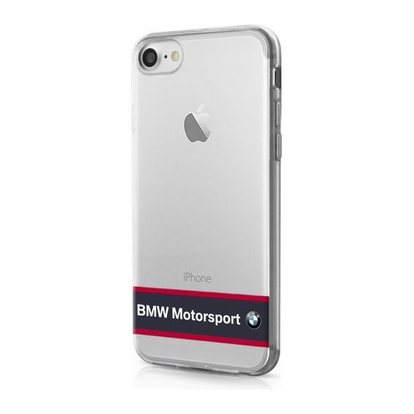 BMW Etui Hard do iPhone 7 granatowe-transparentne (BMHCP7TRHNA)