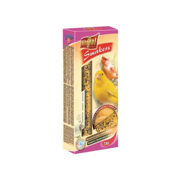 Vitapol Smakers biszkoptowy z makiem dla kanarka Vitapol 50g
