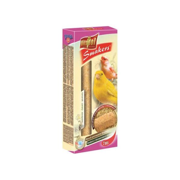 Vitapol Smakers biszkoptowy z sezamem dla kanarka Vitapol 50g