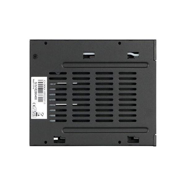 Kieszeń Icy Dock 2x 2.5" SATA/SAS Hotswap flexiDOCK (MB522SP-B)