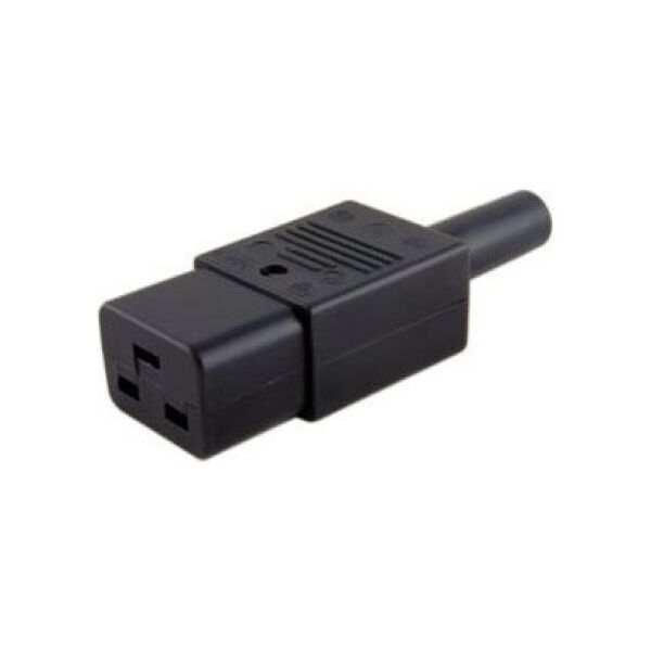 Kabel zasilający MicroConnect Adapter zasilania C19, czarny (C19PLUG)