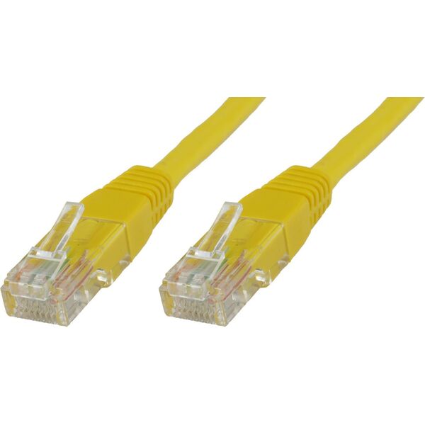 MicroConnect RJ-45/RJ-45 kat.6 U/UTP Żółty 1.5m (UTP6015Y)