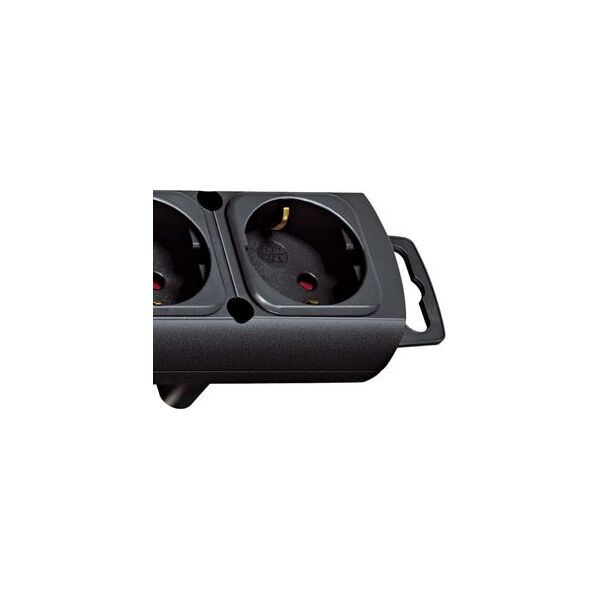 Listwa zasilająca Brennenstuhl Comfort-Line 6 gniazd 2 m czarna (1153300100)