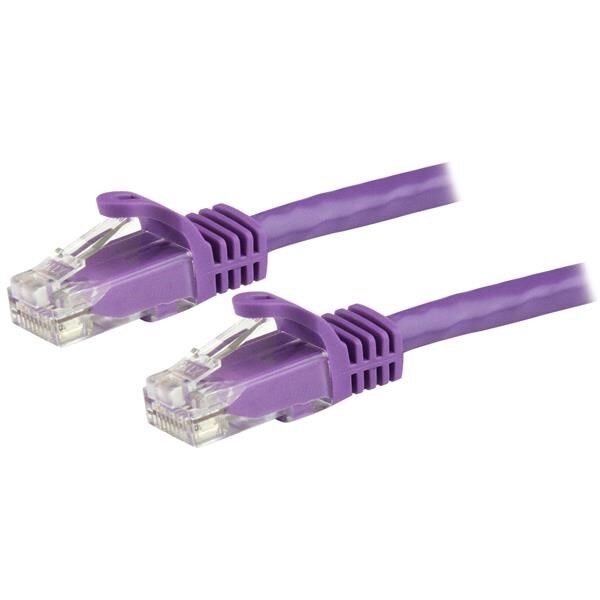 StarTech Patchcord CAT6, 0.5m, fioletowy (N6PATC50CMPL)
