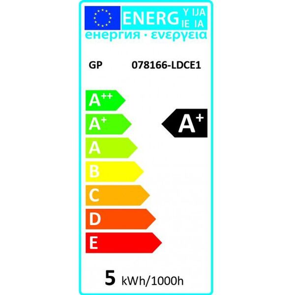 GP LED Filamen Mini Candle E14, 5W, 470lm, dimmable (472107)