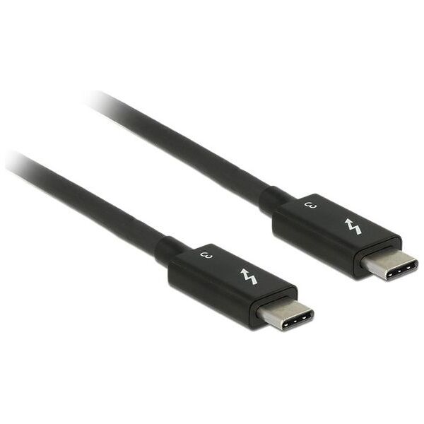 Kabel USB Delock Thunderbolt - Thunderbolt 0.5 m Czarny (84844)
