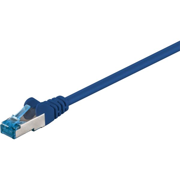 Patchcord U/UTP, Cat5e, 0.25m, niebieski