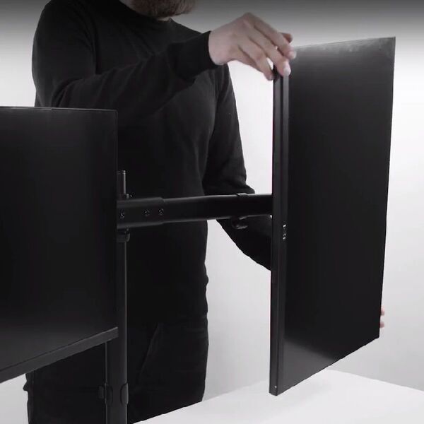 Hagor Stojak biurkowy na 2 monitory 13" - 27" (7421)