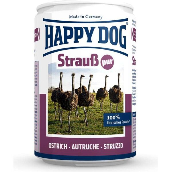 Happy Dog PUSZKA dla psa - STRUŚ 400g