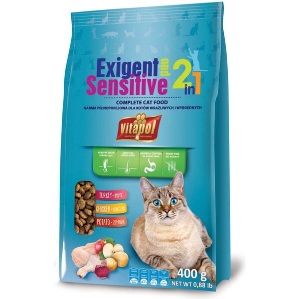 Vitapol KARMA DLA KOTÓW WYBREDNYCH 10 KG SENSITIVE