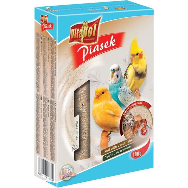 Vitapol PIASEK DLA PTAKÓW Z MUSZLAMI 1.5kg